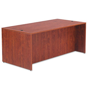 United Stationary Alera Valencia Series Straight Desk Shell, 71w X 35 1/2d X 29 5/8h, Med Cherry