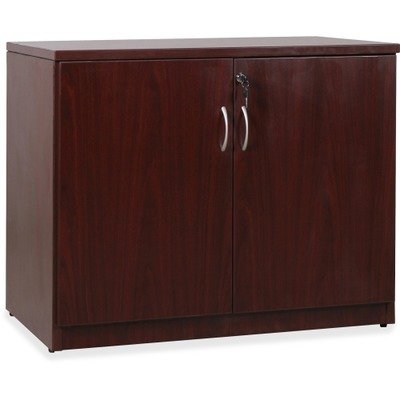 Lorell Essentials Srs Mahogany Lamin. Accessories - 22.5quot; x 36quot; x 30quot; - Melamine Faced Chipboard (MFC), Melamine Faced Chipboard (MFC), Melamine Faced Chipboard (MFC), Melamine Faced Chipboard (MFC) - Mahogany