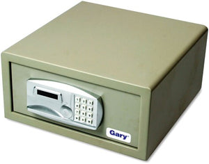 Fire King LT1507 Laptop Size Electronic Fire Safe with Key, 19.6 lbs, 1.2 Cu. Ft., Light Gray