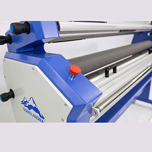 Qomolangma Full-auto Wide Format Cold Laminator Heat Assisted Roll to Roll Machine
