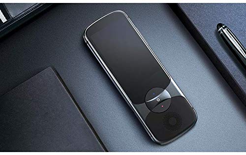 Language Translator Device with Unlimited 2-Year Global Data, No Wifi Need, Jarvisen Instant Real Time Two Way Voice 60 Languages and Selected Offline Translation, Support Bluetooth Earphone (Grey)