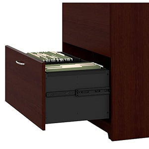 Bush Furniture Cabot 2 Drawer Lateral File Cabinet | Home Office Document Storage, 32W, Harvest Cherry