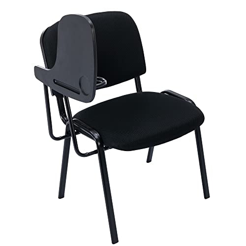 HNY Black Tablet Arm Chairs Set of 15 - Mesh Office Waiting Room Guest Chairs
