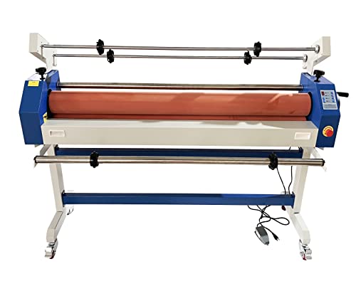 EQCOTWEA Cold Laminator 51in Semi-auto Electric/Manual Laminating Machine