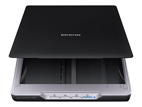 Epson Perfection V19 Color Photo & Document Scanner, Black, 4800 dpi, Scan-to-Cloud