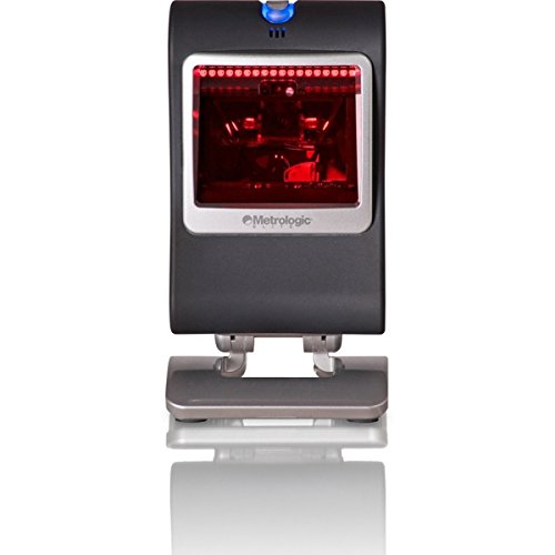 Honeywell Genesis 7580G Hands-Free Omnidirectional Scanner (1D, PDF417 and 2D), Black, with USB Cable, MK7580-30B38-02-A