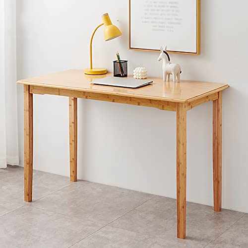 Computer Desk, Bamboo Home Office Writing Desk, Modern Simple PC Table, Workstation for Home/Office, Easy to Assemble, Long: 80/100/120cm (Size : 100x60x77cm)