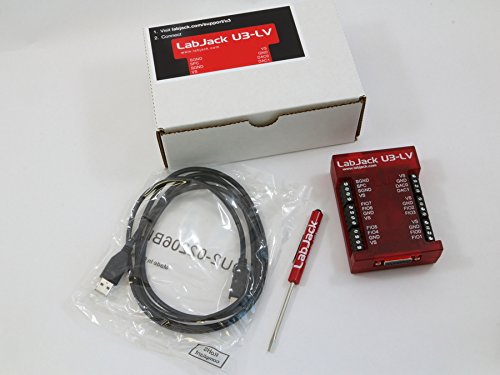 U3-LV USB DAQ Device with 16 Flexible I/O for Analog 0-2.4V and Digital Data Acquisition of Sensors, Relay Control, Automation and Timers