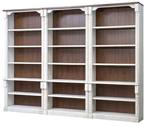 Martin Furniture IMDU4294-KIT3 3 Open Bookcase White
