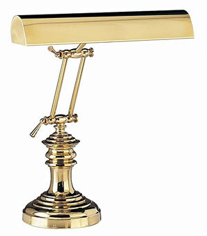 House of Troy Portable Desk/Piano Lamp, Polished Brass - P14-204, 16-Inch