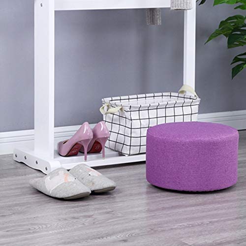 SePKUs Purple Fabric Footrest for Living Room Chair