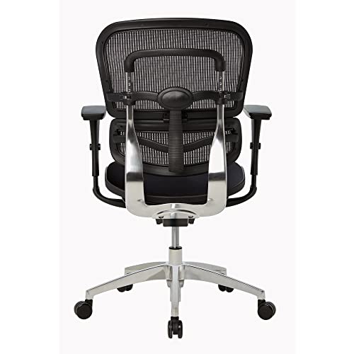 Realspace WorkPro® 12000 Series Ergonomic Mid-Back Chair, Black, BIFMA Compliant