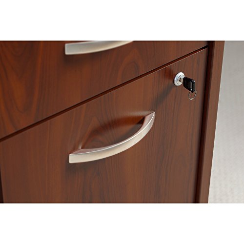 Bush Business Furniture Series C 2 Drawer Rolling File Cabinet - Hansen Cherry, Assembled