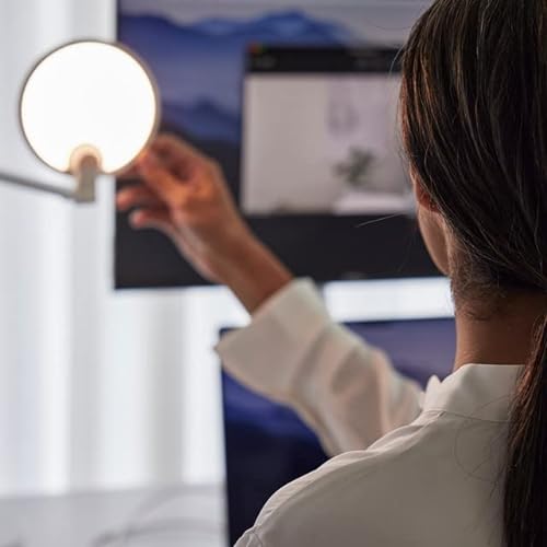Humanscale Nova XL Desk Lamp with Wireless Charging Base - Jet Black