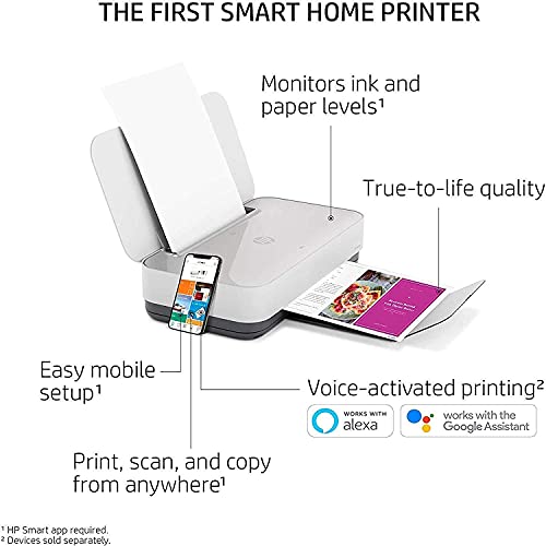 HP Tango Smart Wireless Printer – Mobile Remote Print, Scan, Copy, HP Instant Ink, Works with Alexa(2RY54A)