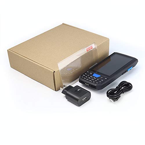 Rugged Handheld POS Terminal with Honeywell N4313 Scan Engine, WiFi & BT, GPS & Camera (Rear 800w), 1D Laser Barcode Scanner Support Android 7.0 for Warehouse & E-Commerce (1D Honeywell N4313)
