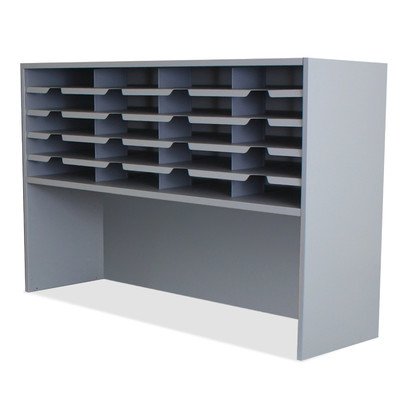 Mailroom 20 Pocket Sorter/Riser Finish: Slate Gray