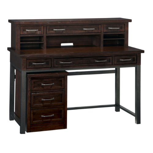 Cabin Creek Chestnut Desk, Hutch & Mobile File by Home Styles