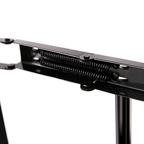 Need Computer Desk Office Desk 47 inches Folding Table with BIFMA Certification Computer Table Workstation No Install Needed, Black Brown