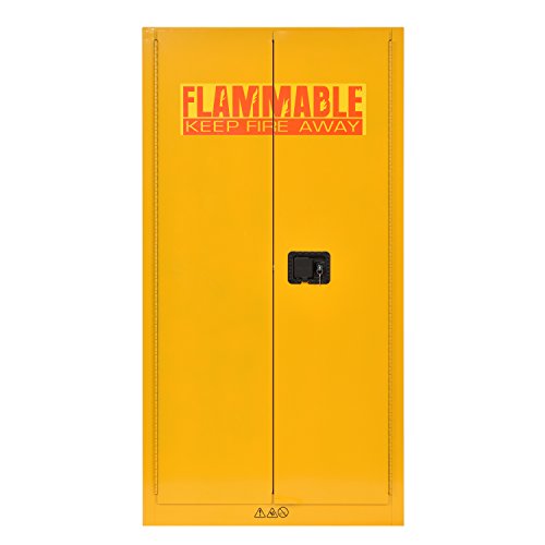 Sandusky Lee SC600F Flammable Liquid Safety Storage Cabinet 60 gal, 65" Height, 34" Width, 34" Length,