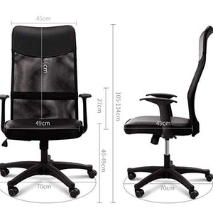 QZWLFY Executive Drafting Chair in Black