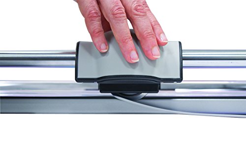United RT51S 51" Rotary Paper Trimmer with Stand and Fabric Catch Tray, 10 Sheet Capacity, Office and Craft