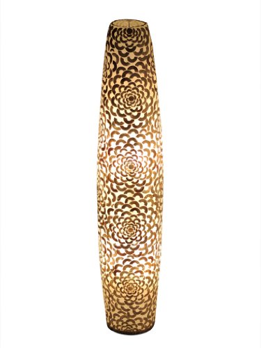 KOUBOO Capiz Seashell Flower Floor Lamp, Medium