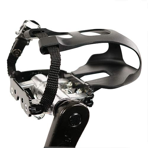 Sunny Health & Fitness Asuna 6100 Sprinter Cycle Exercise Bike - Magnetic Resistance Belt Rear Drive, 350 lb Max Weight with RPM Cadence Sensor, Dual Foot Cage/Clipless (SPD) Pedals
