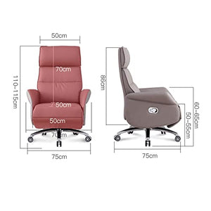 HUIQC Executive Boss Chair with 160° Recline and USB Charging - Gray