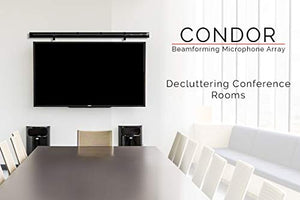 Condor MT600 - Beamforming Microphone Array for Video Conferencing - Any Size Conference Room - Wall Mounting Option - USB, Analog, and SIP Connectivity