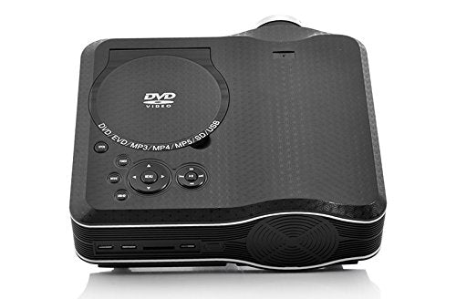 DVD Projector with DVD Player Built In - DVD Player Projector Combo, LED, 800x600, 30 Lumens, 100:1 Contrast