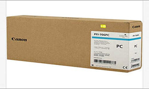 Canon PFI-706PC 6685B001 ImagePrograf IPF8300 IPF8400 IPF8410 IPF9400 Ink Cartridge (Photo Cyan) in Retail Packaging