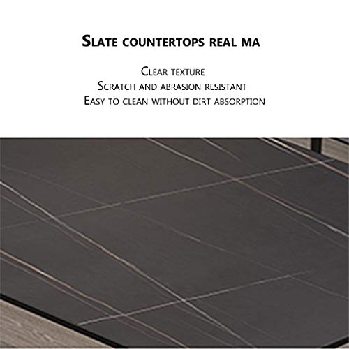 Modern Rock Office Workbench, Home Computer Desk Wear-Resistant, Writing Desk, High Temperature Resistant, Game Table, Suitable for Company Meetings, Home Decoration