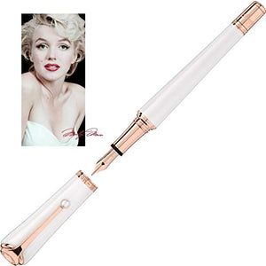 Montblanc 117884 Special Edition Pearl Muses Marilyn Monroe Fountain Pen (M)
