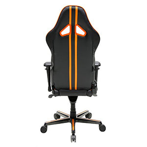 DXRacer OH/RV131/NO Racing Series Black and Orange Gaming Chair - Includes 2 Free Cushions