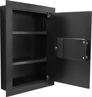 Barska Biometric Fingerprint Security Wall Safe 0.52 Cubic Ft