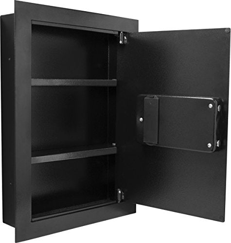 Barska Biometric Fingerprint Security Wall Safe 0.52 Cubic Ft