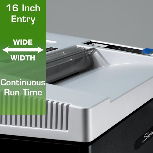 GBC Commercial TAA Compliant Paper Shredder, 30 Sheet Capacity, Cross-Cut, CX30-55 (1758583) - Black