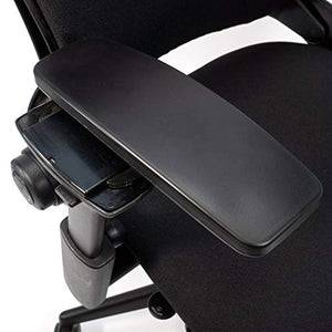 Crandall Office Furniture Steelcase Leap V2 Office Chair (Black Fabric) - Remanufactured - 12-Year Warranty