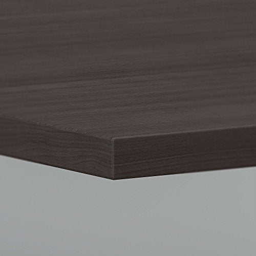 Bush Business Furniture 8 Foot Conference Table | Metal Base | Boat Shaped | 96Wx42D