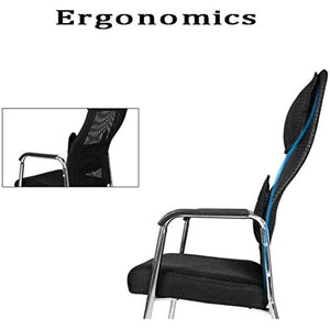 ELEdvb Mesh Executive Conference Office Chair with Sled Base