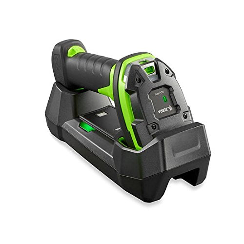 Zebra Enterprise LI3678-SR3U4210S1W LI3678 Barcode Scanner, Cordless, Standard Range 1D Linear Imager, USB Kit, USB, Cradle, Power Supply, Line Cord