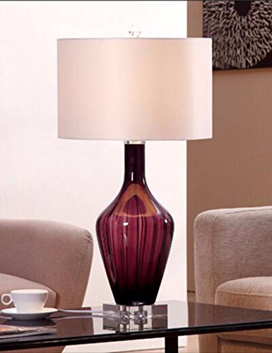 CJSHVR-American Village Upscale T Lamps Villas Living Room Decorated With Glass Lamps Modern Minimalist Bedroom Bed Lamps
