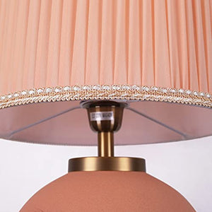 SLEEVE Chinese Ceramic Table Lamp with Copper Base (Size B)