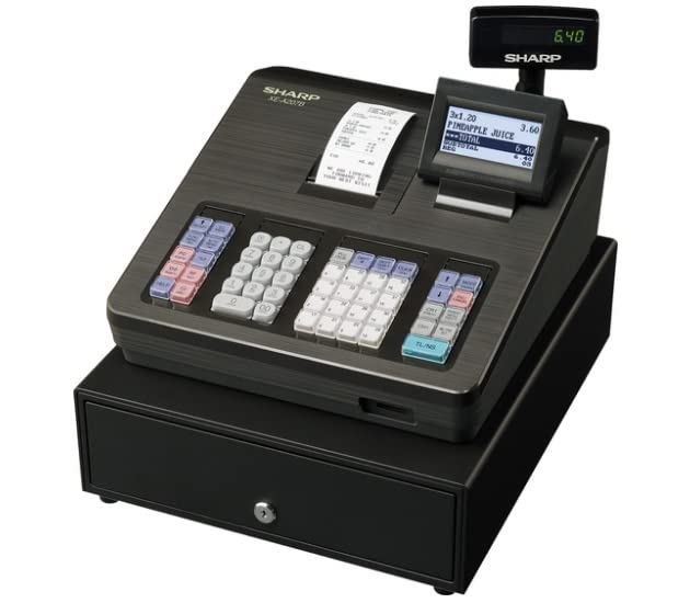 Xe Series Electronic Cash Register, Thermal Printer, 2500 Lookup, 25 Clerks, Lcd