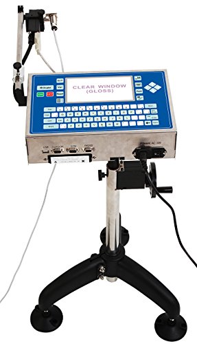 MXBAOHENG High Resolution Ink-Jet Printer Industrial Date Code Printing Machine for Plastic Products (110V)