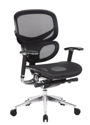 Boss Office Products B6888-BK Multi-Function Mesh Chair in Black