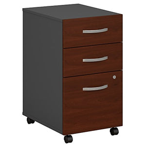 Bush Business Furniture Series C Mobile File Cabinets in Hansen Cherry - 2 Drawer & 3 Drawer