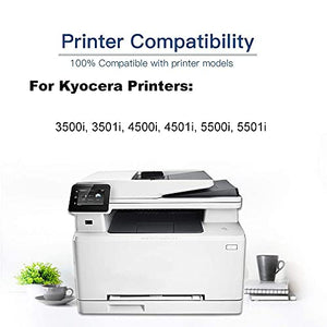 3-Pack (Black) Compatible High Yield TK6309 (TK-6309) Printer Cartridge use for Kyocera 3500i 3501i 4500i 4501i 5500i 5501i Printer