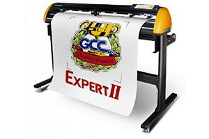 GCC Professional Expert II LX Vinyl Cutter 52 Inch Wide Creative Bundle with Stand & Aligning System for Contour Cutting
